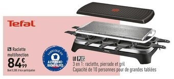 Conforama Tefal raclette multifonction re45a812 offre