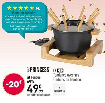 Conforama Princess fondue 01.173025.01.001 offre