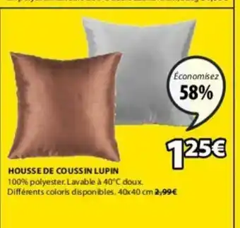 JYSK Housse De Coussin Lupin offre