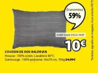 JYSK Coussin De Dos Baldrian offre
