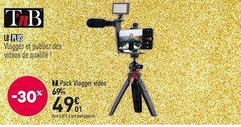 Tnb pack vlogger vidéo pkvlogger