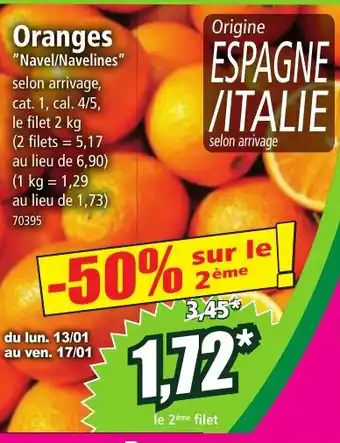 Norma Oranges offre