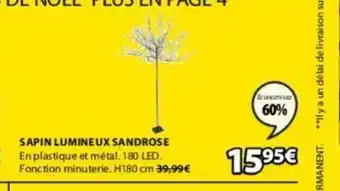 JYSK Sapin Lumineux Sandrose offre