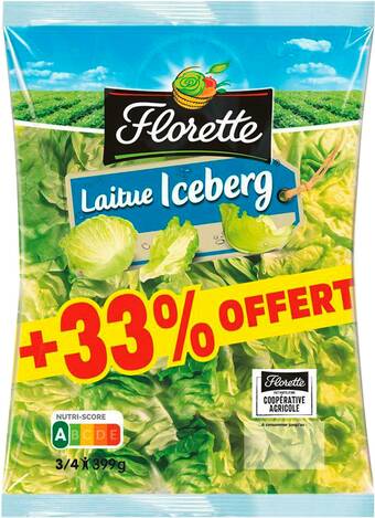 Match Florette laitue iceberg offre