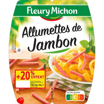 Match Fleury michon allumettes de jambon offre