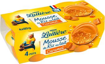 Match La laitiere mousse de riz au lait offre