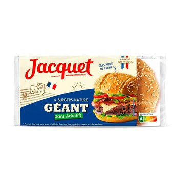 Jacquet burger géant sans additif