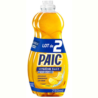 Match Paic liquide vaisselle hygiène 3 en 1 offre