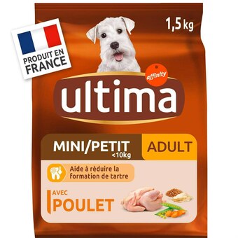 Match Ultima croquettes pour chien mini adulte offre