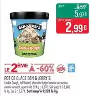 Match Ben & jerry's - pot de glace offre