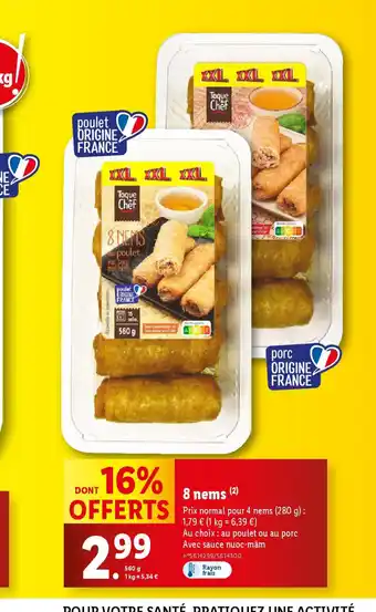 Lidl 8 nems offre