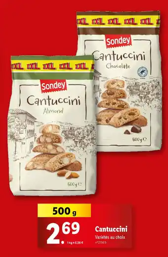Lidl Cantuccini offre