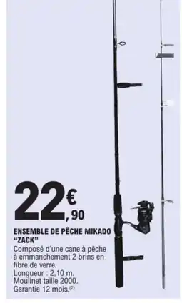 E.Leclerc Ensemble de pêche mikado offre