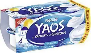 Casino Supermarchés Yaourt à la Grecque Nature Yaos offre