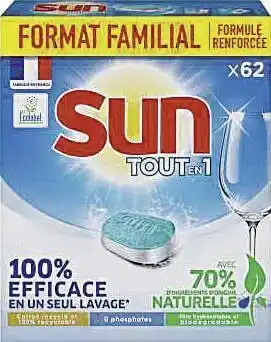 Casino Supermarchés Tablettes lave-vaisselle avec 70% d’ingrédients d’origine naturelle Tout en 1 offre
