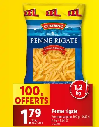 Lidl Combino Penne rigate offre