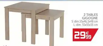 2 Tables Gigogne