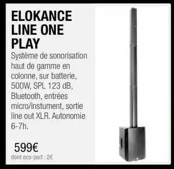 Elokance Line One Play