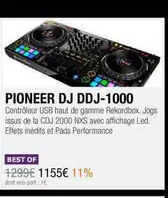 SonoVente Pioneer Dj Ddj-1000 offre