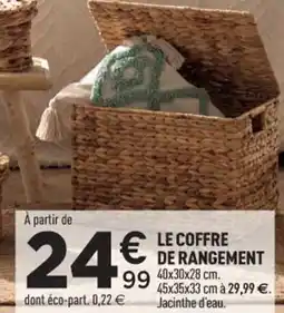 Centrakor Le coffre de rangement offre