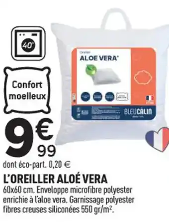 Centrakor L'oreiller aloé vera offre