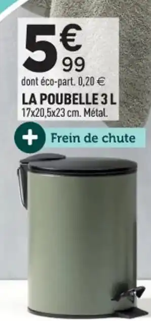 Centrakor La poubelle offre