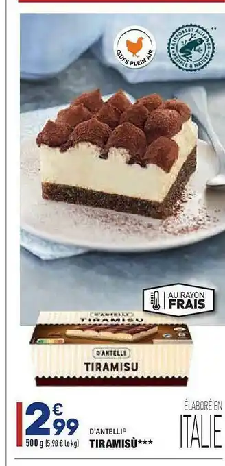 ALDI Tiramisù D'antelli offre