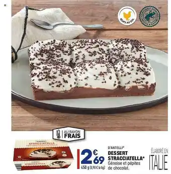 ALDI Dessert Stracciatella D'antelli offre
