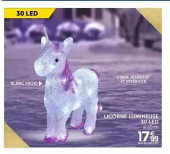 Gifi Licorne Lumineuse 30 Led offre