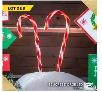 Gifi 8 Sucres D'orge Led offre