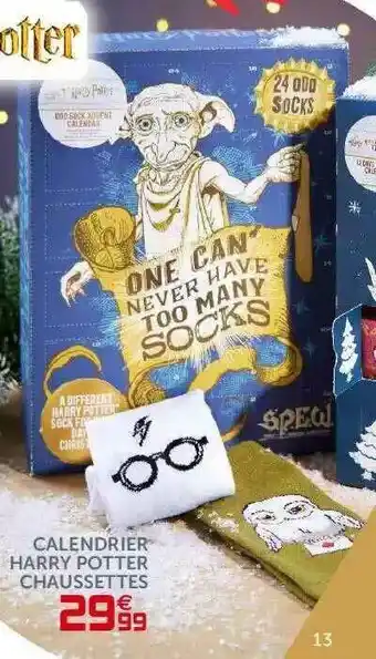 Gifi Calendrier Harry Potter Chaussettes offre