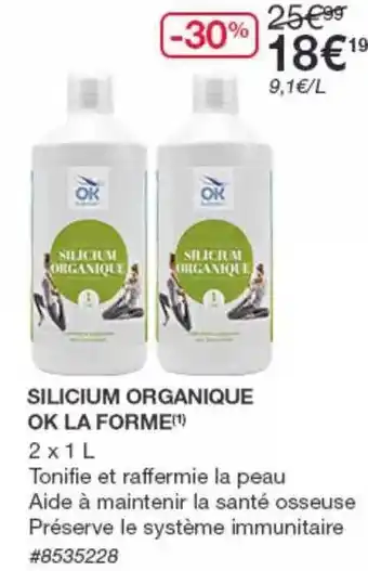 Silicium Organique Ok La Forme