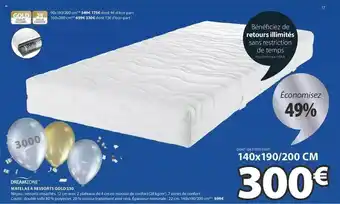 JYSK Matelas à Ressorts Gold S30 Dreamzone offre