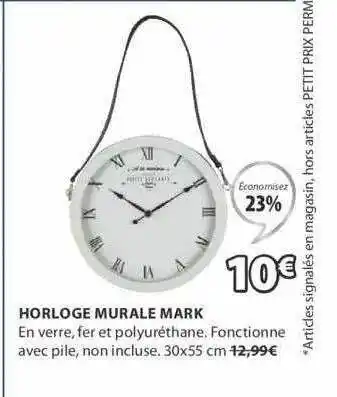 JYSK Horloge Murale Mark offre