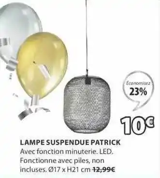 JYSK Lampe Suspendue Patrick offre