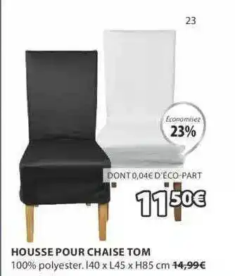 JYSK Housse Pour Chaise Tom offre