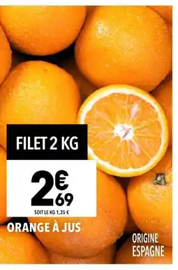 Supeco Orange à jus offre