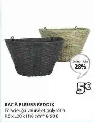JYSK Bac à Fleurs Reddik offre