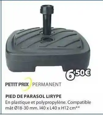 JYSK Pied De Parasol Lirype offre