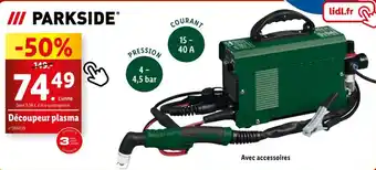 Lidl PARKSIDE® Découpeur plasma offre