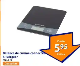 Action Silvergear Balance de cuisine connectée offre