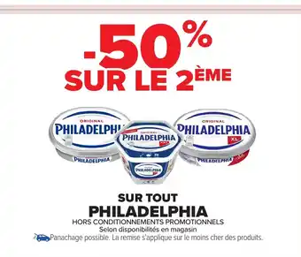 Carrefour Sur tout philadelphia offre