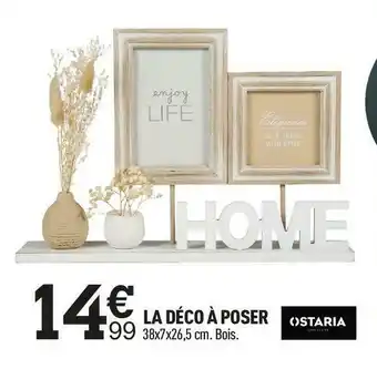 Centrakor Osteria la déco à poser offre