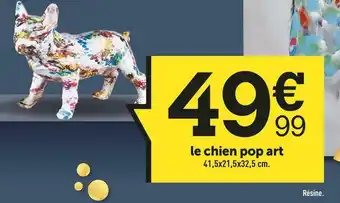 Le chien pop art