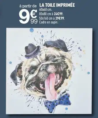 Centrakor La toile imprimée offre