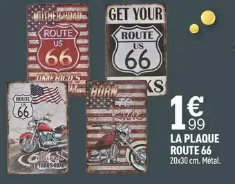 Centrakor La plaque route 66 offre
