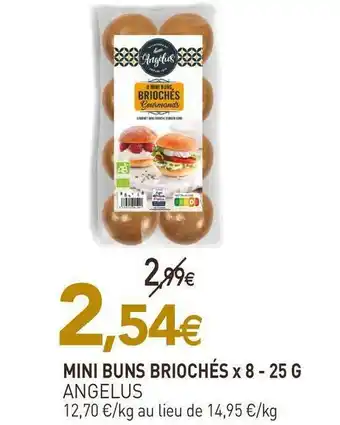 L'angelus mini buns briochés