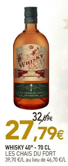 naturéO Les chais du fort whisky 40° offre