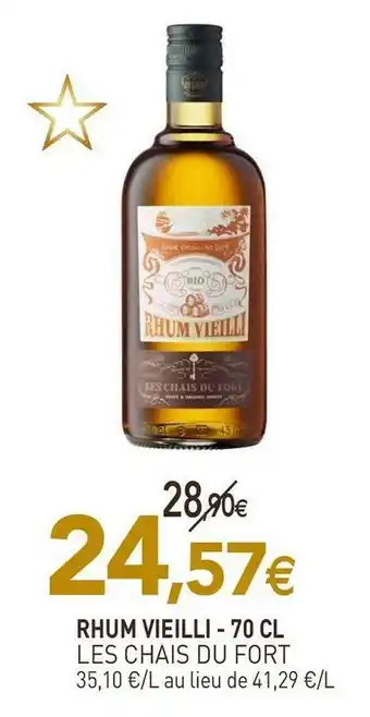 naturéO Les chais du fort rhum vieilli offre