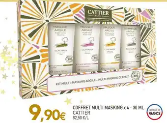 naturéO Cattier coffret multi masking x 4 offre